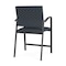 Lesro Newport Wide Hip Chair Metal Frame, Charcoal, RS Night Sky Upholstery NP1261 - alternate 3